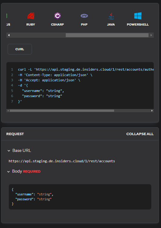 API Programmaufruf Beispiel 2