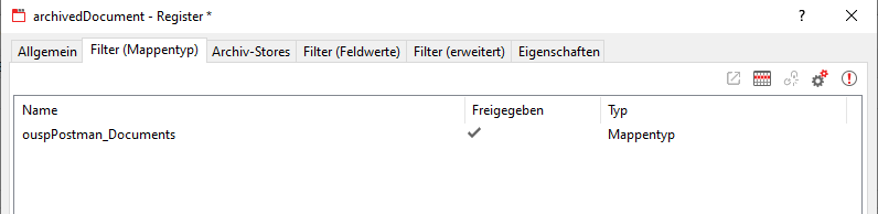 Filter aktivieren